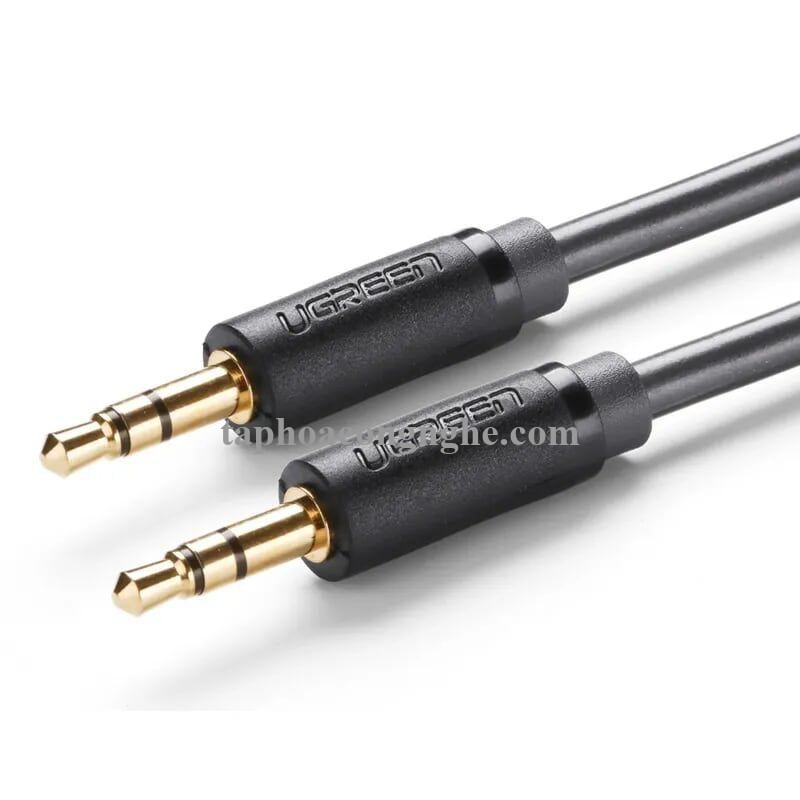 Ugreen 10501 0.5M màu Đen Cáp âm thanh 2 đầu 3.5mm dương AV101 30010501